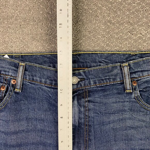 Levi's 527 Slim Bootcut Jeans Men's 40 x 32 Blue Cotton Boot Cut - Picture 13 of 16